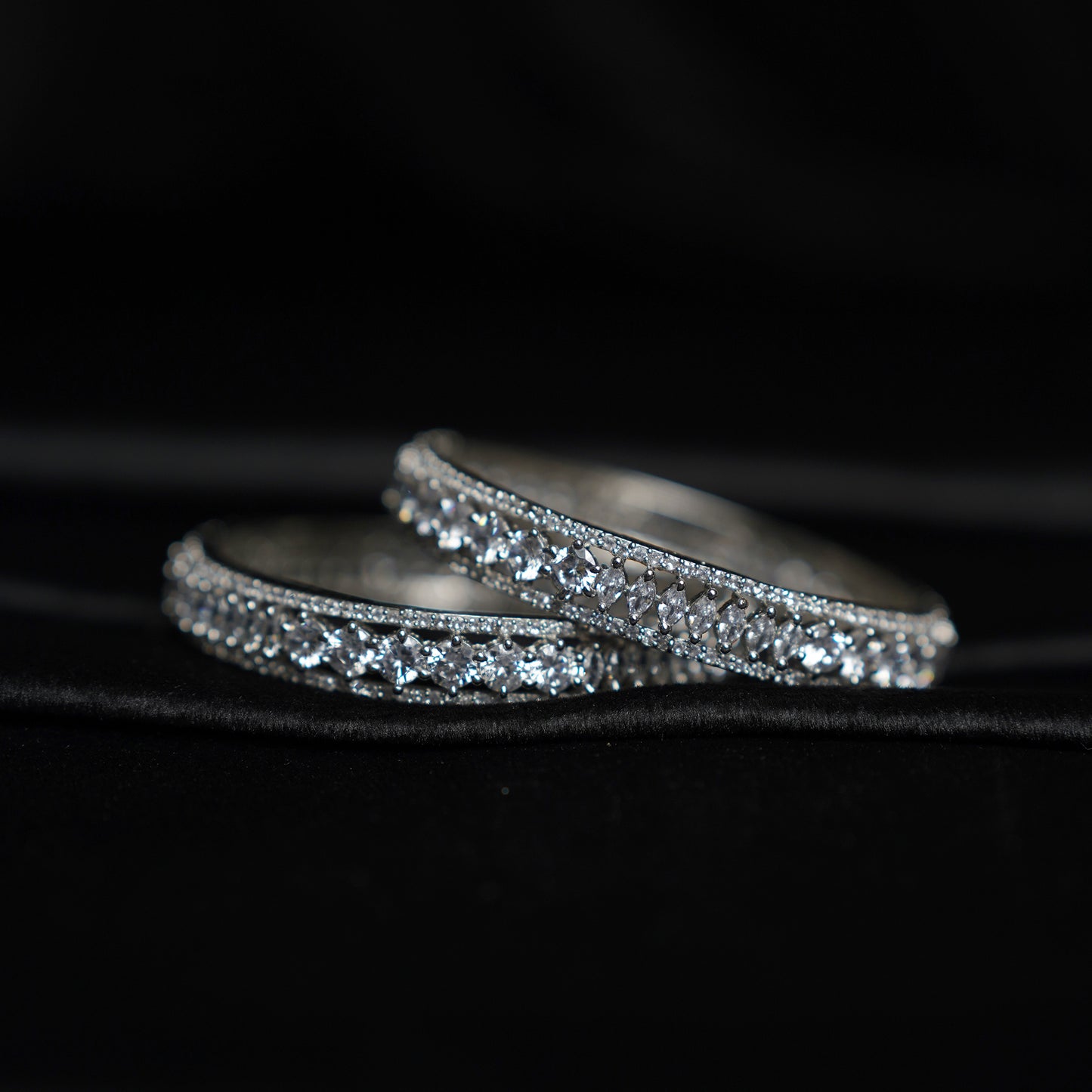 Glittering Ice Bangle