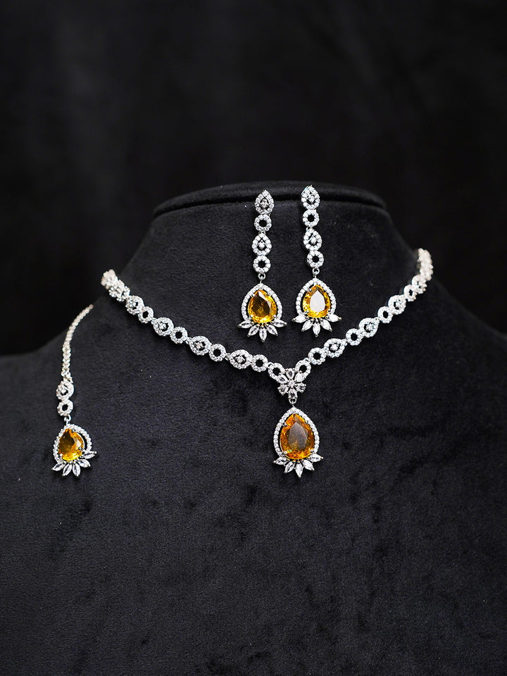 Topaz Silver Necklace