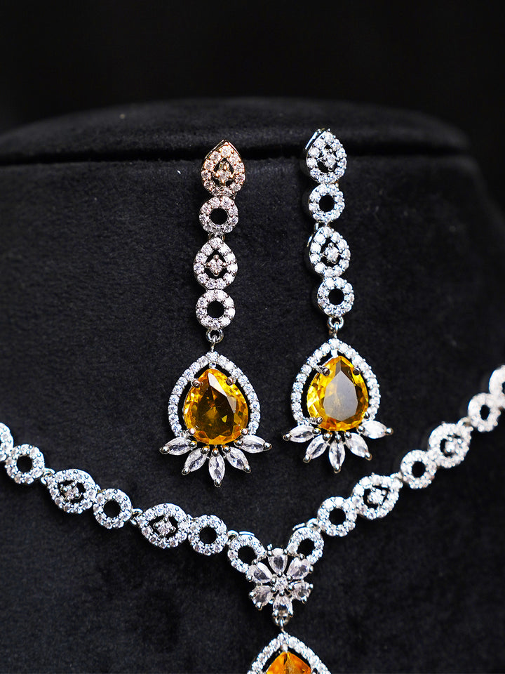 Topaz Silver Necklace