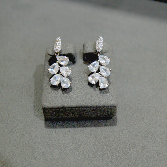 Silver Zirconia Earrings