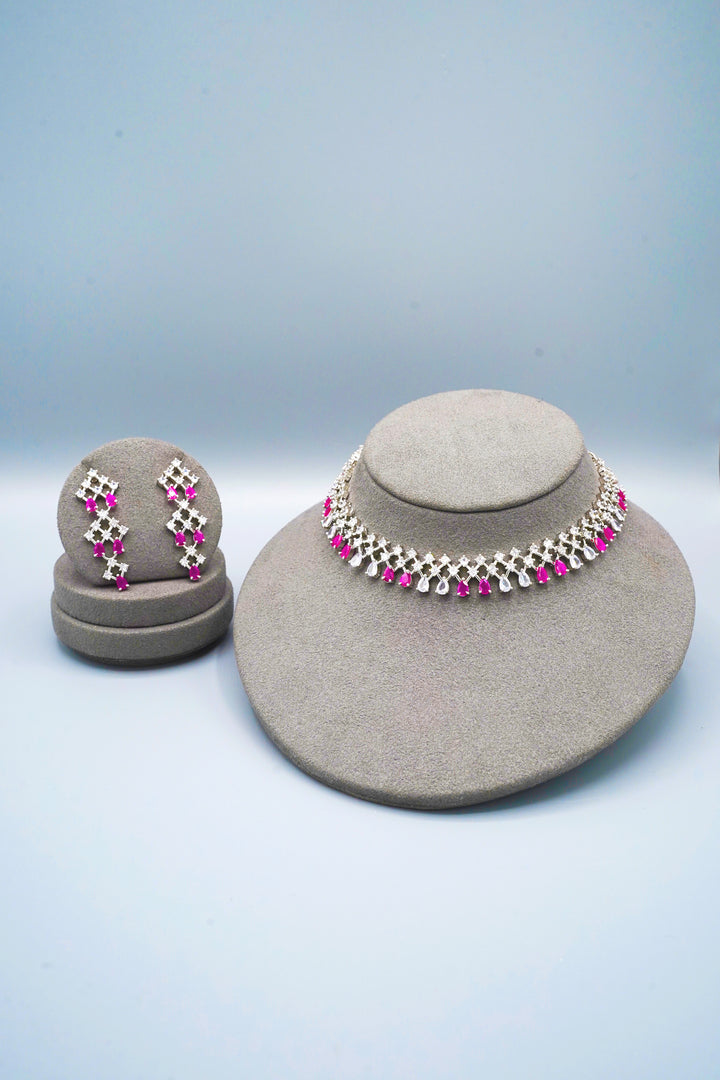 Statement Ruby Necklace Set