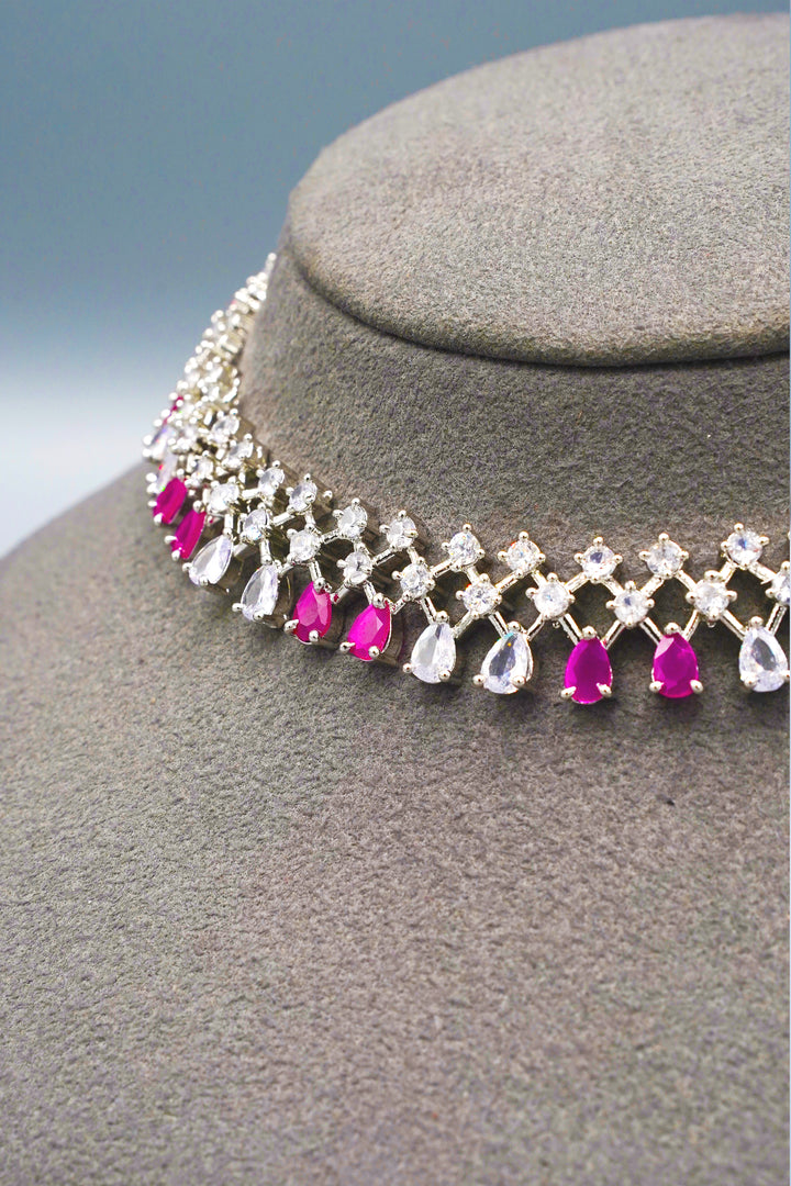 Statement Ruby Necklace Set