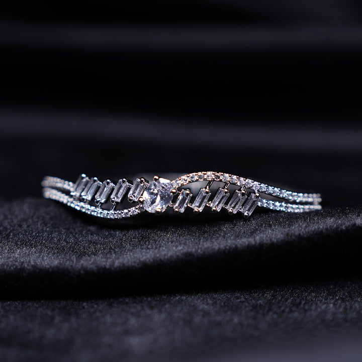 Sparkling Wave Bangle