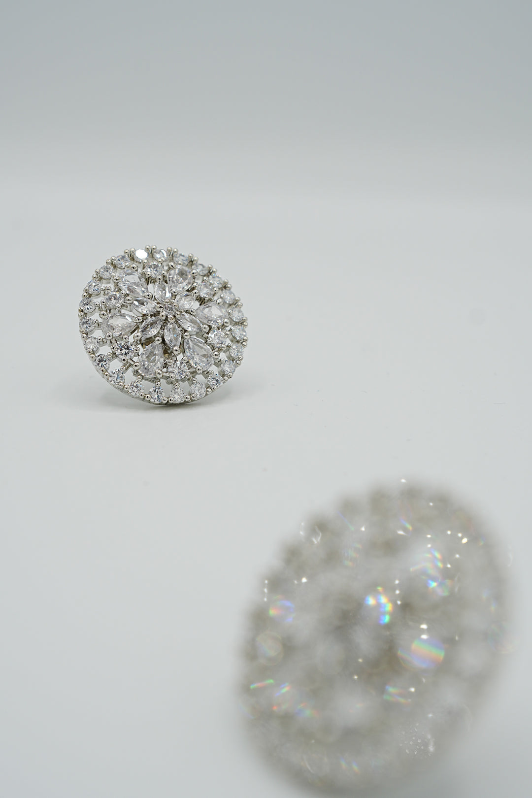 Silver Cloud Burst Studs