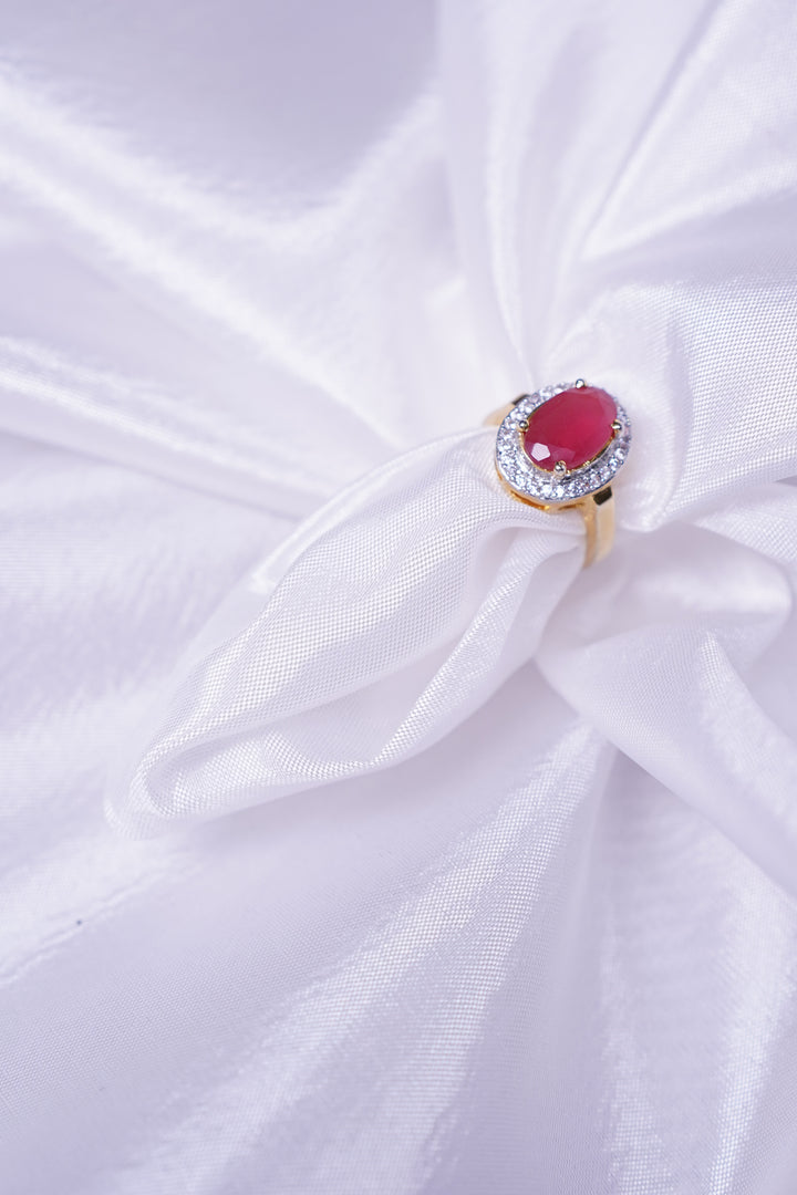 Ruby inspired ring