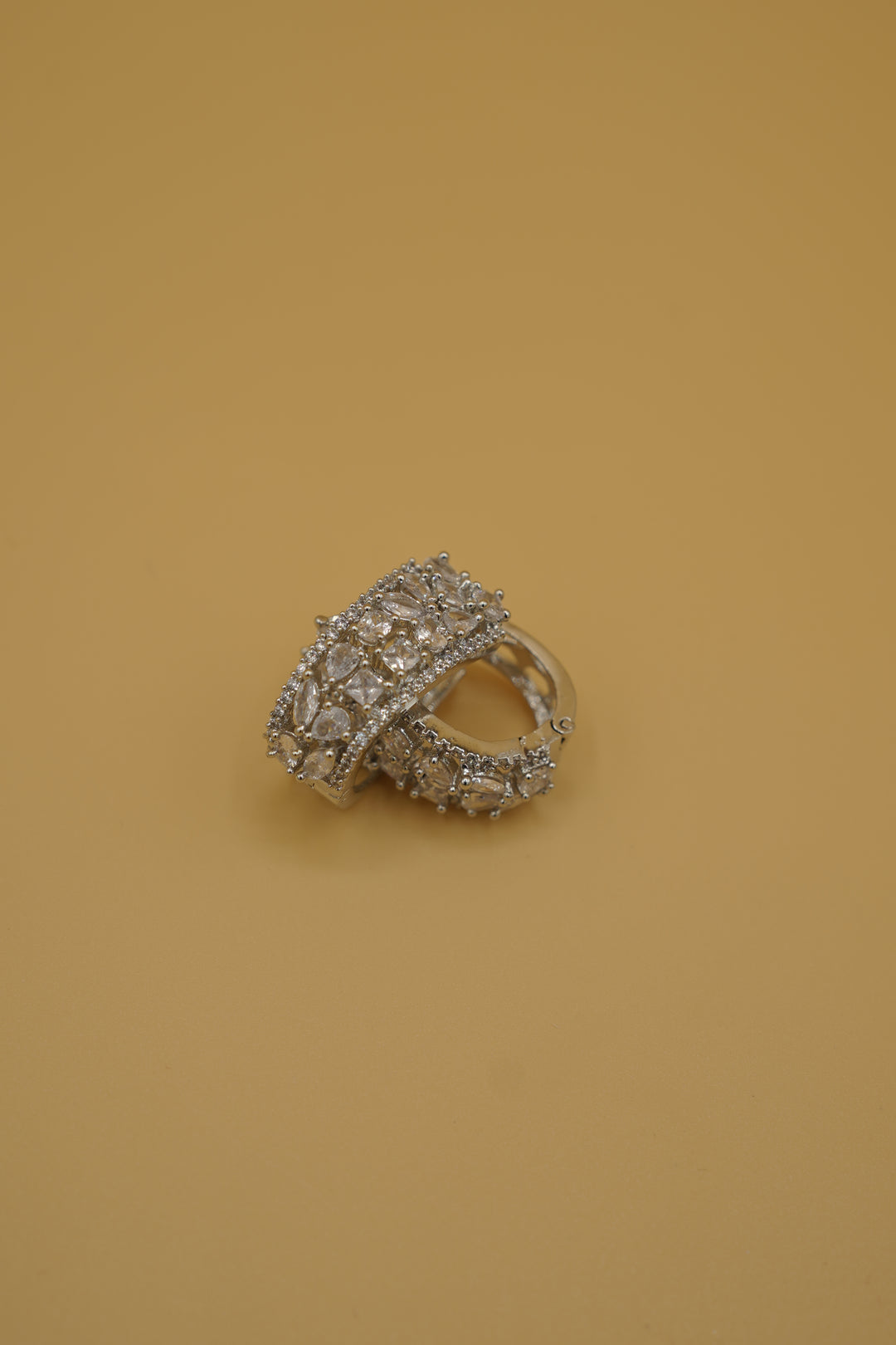 Silver Long Hoops
