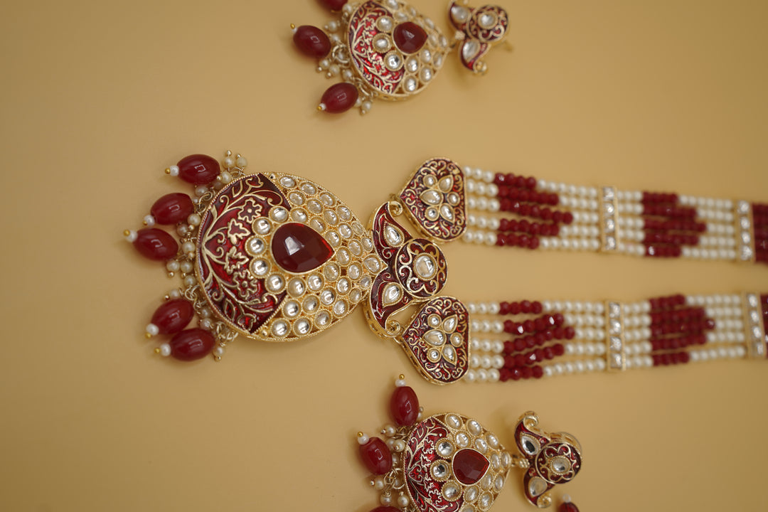 Kundan polki Mala