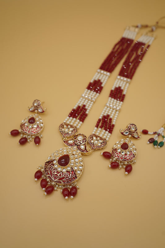 Kundan polki Mala