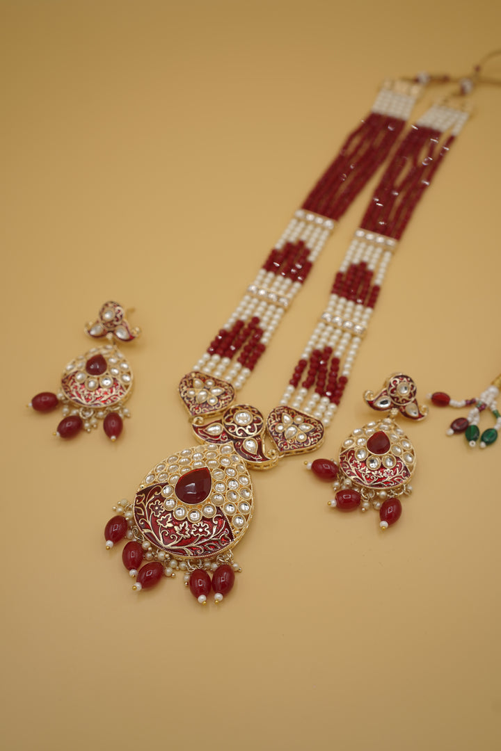 Kundan polki Mala