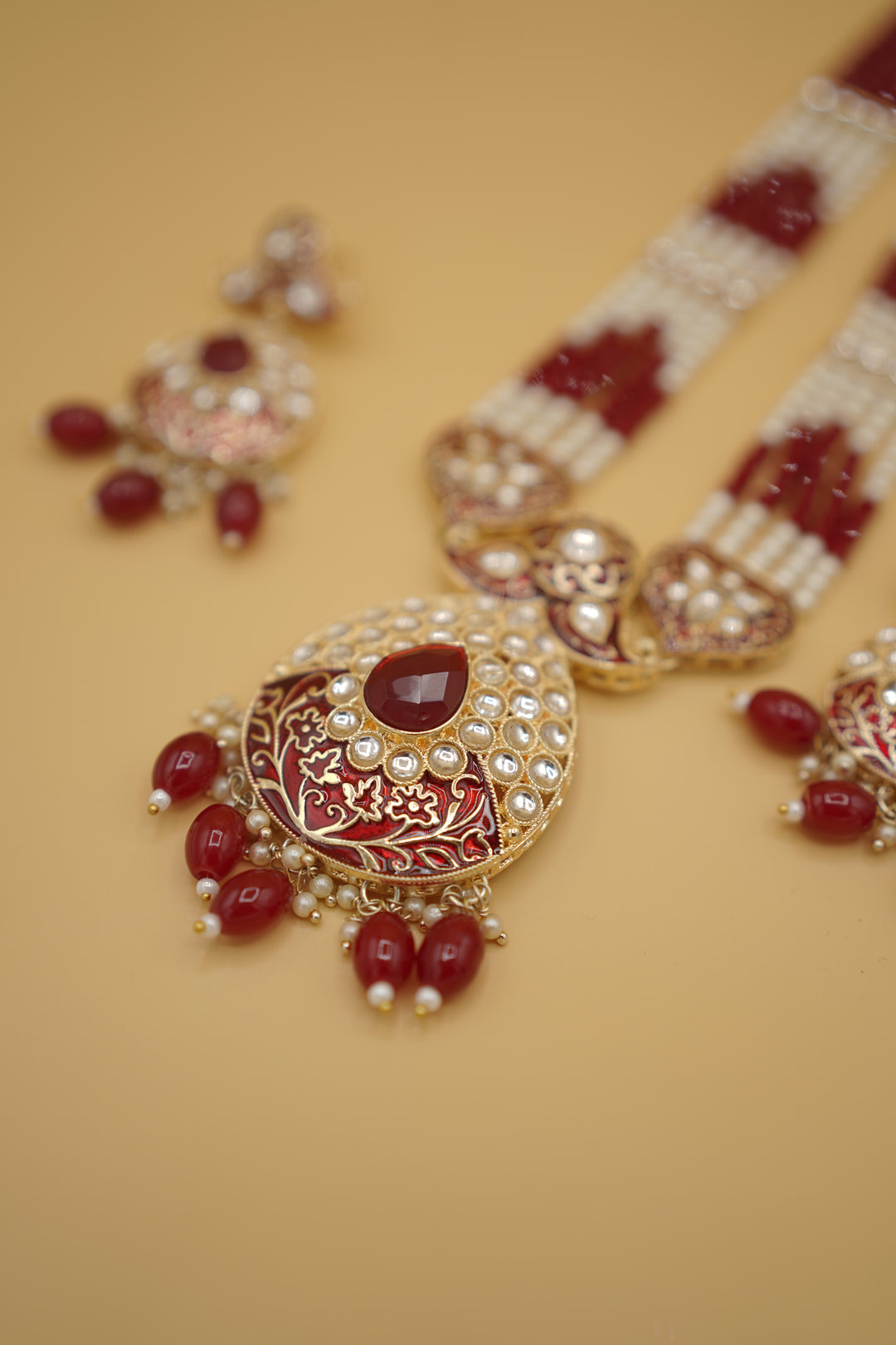 Kundan polki Mala